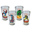 Marvel Comics Heroes Pint Glass 4-Pack